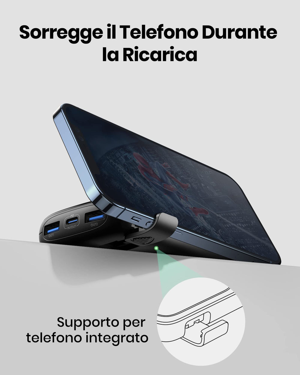 INIU power bank lifestyle outdoor scene powering devices on the go for travel convenience