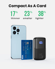 INIU power bank texture closeup showing premium finish and durable construction benefit