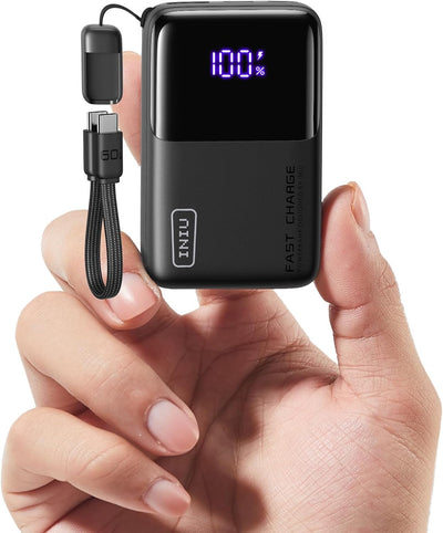 INIU Ultra Mini front view showing compact profile and premium finish