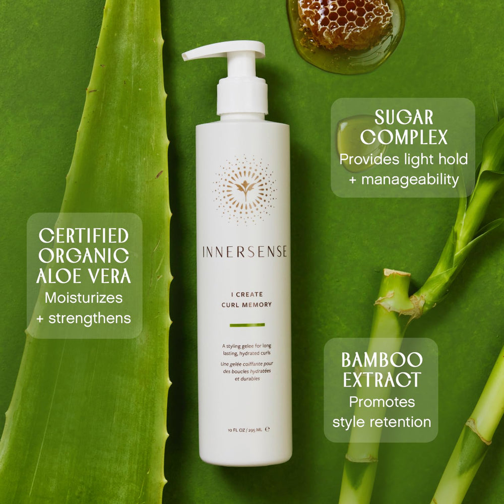 INNERSENSE detalle de la etiqueta con ingredientes, beneficio: transparencia y origen
