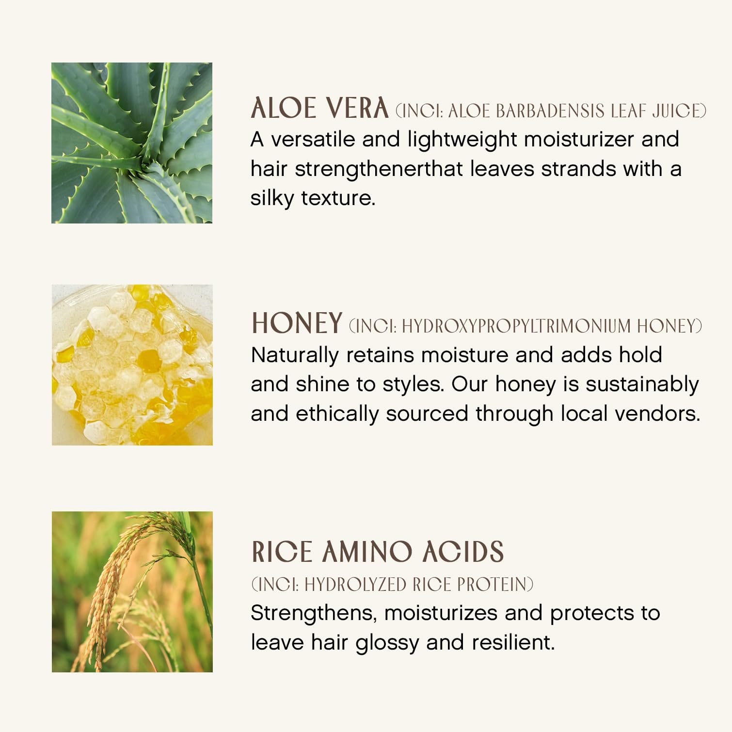INNERSENSE etiqueta con ingredientes orgánicos destacando calidad certificada