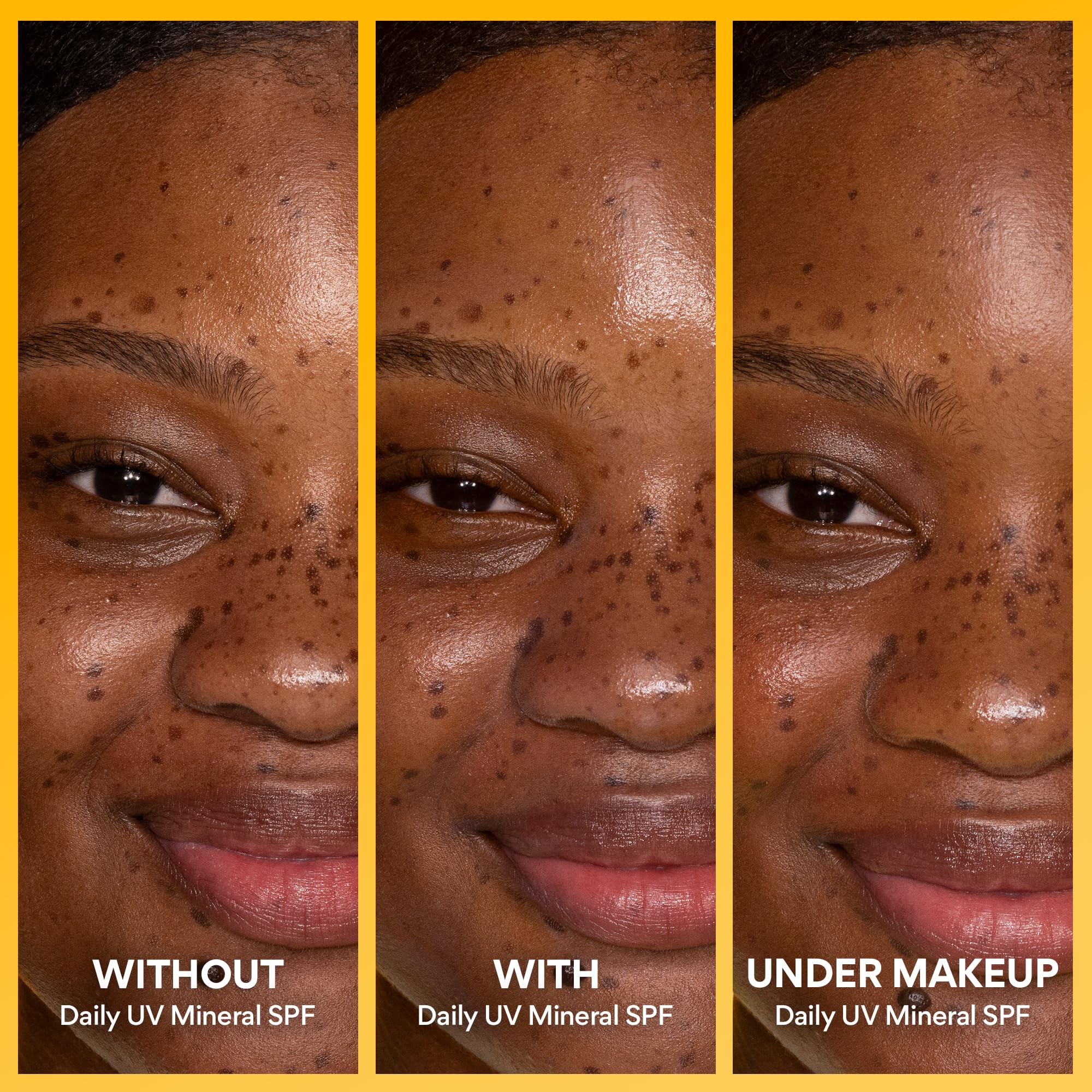 innisfree tubo comparado con una mano para referencia de tamaño