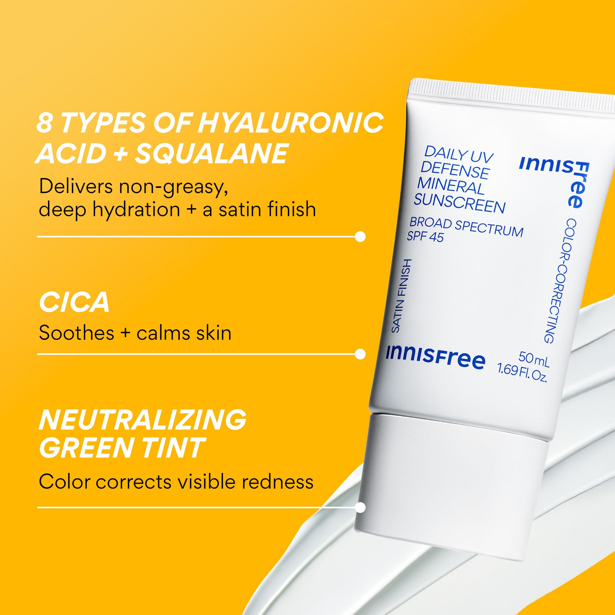 innisfree Cica y ácido hialurónico destacados para calmar e hidratar