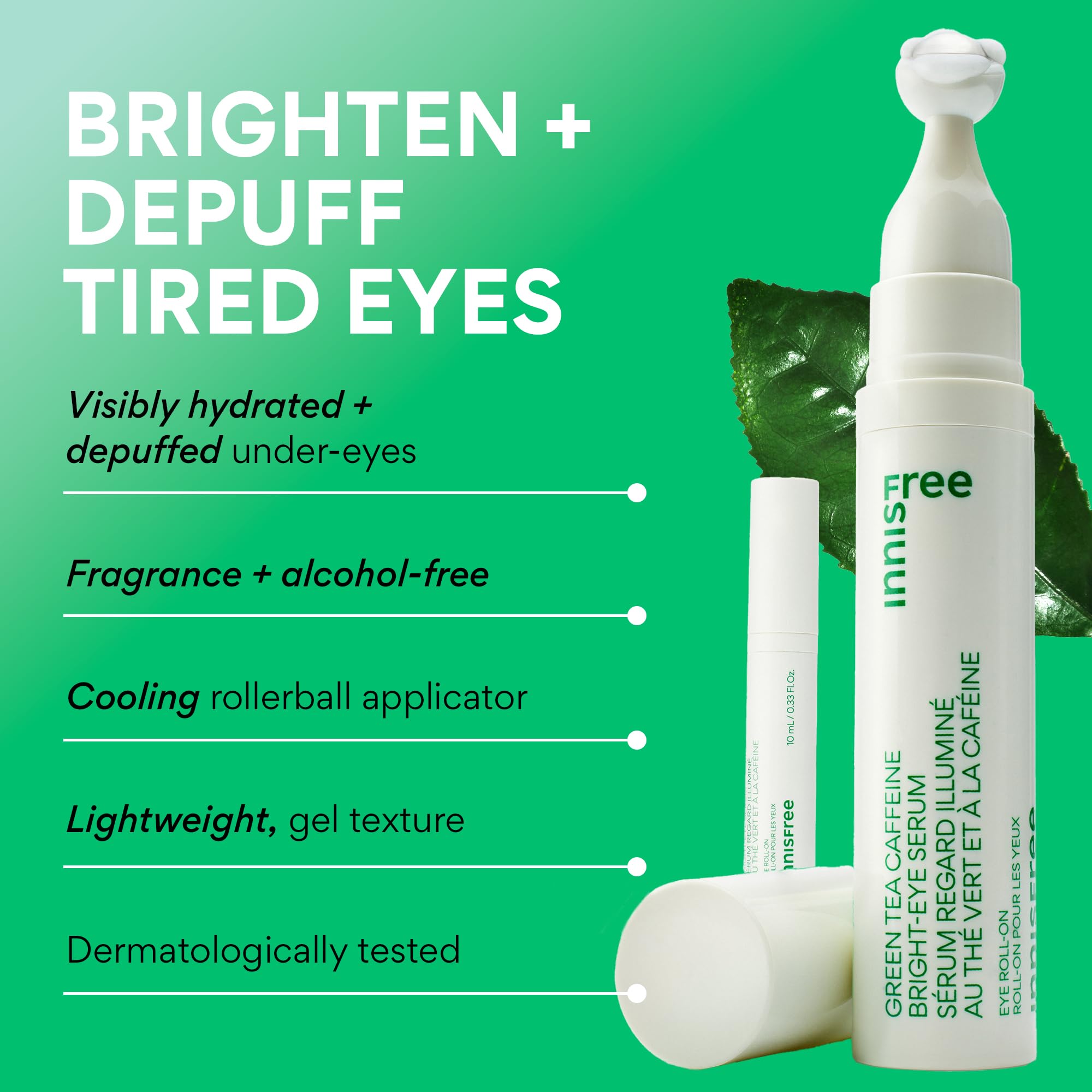 innisfree textura gel cercano que ilustra hidratación ligera y absorción rápida