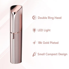 innobeaut primer plano del cabezal, diseño suave para piel sensible