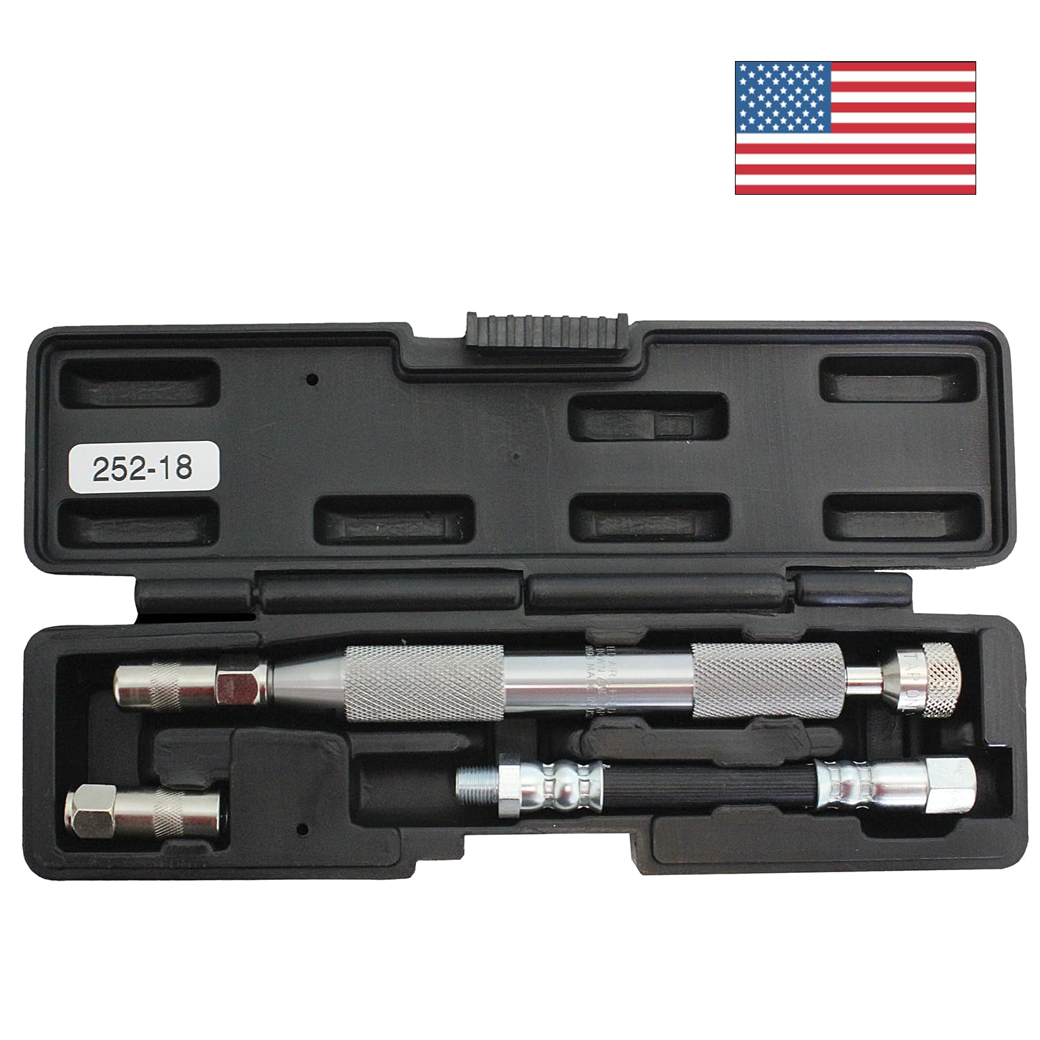 Innovative Products of America front packaging showing kit contents and professional labeling benefit: organized transport