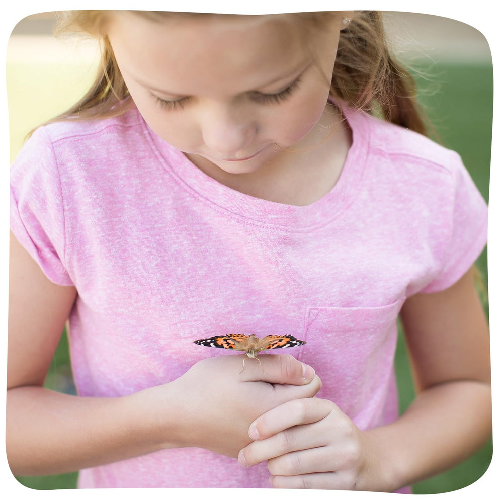 Insect Lore cuaderno STEM abierto con actividades educativas y registros