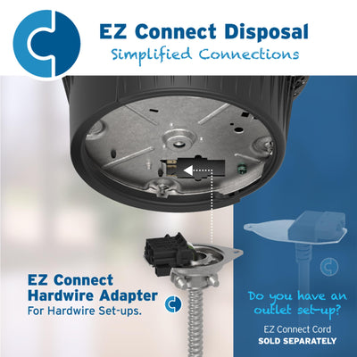 InSinkErator removable dishwasher inlet plug image showing simplified hookup benefit