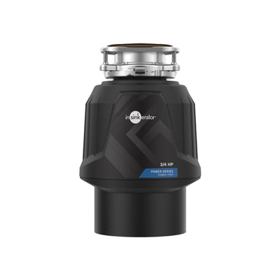 InSinkErator front view showing compact black disposer and easy access benefit
