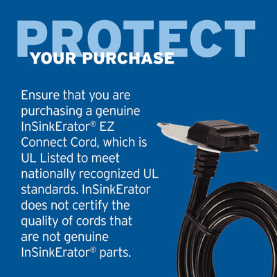 InSinkErator Lift and Latch mounting detail showing tool-free install benefit