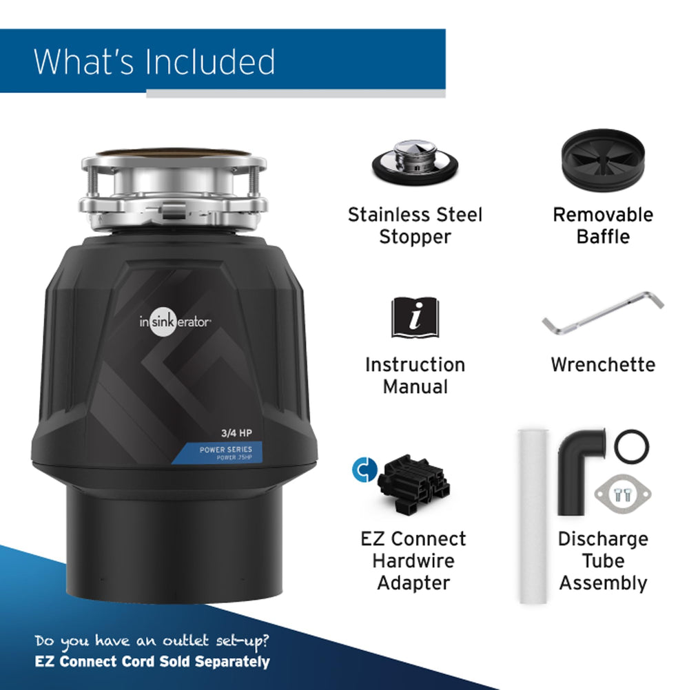 InSinkErator scale comparison showing disposer size versus common items for fit benefit