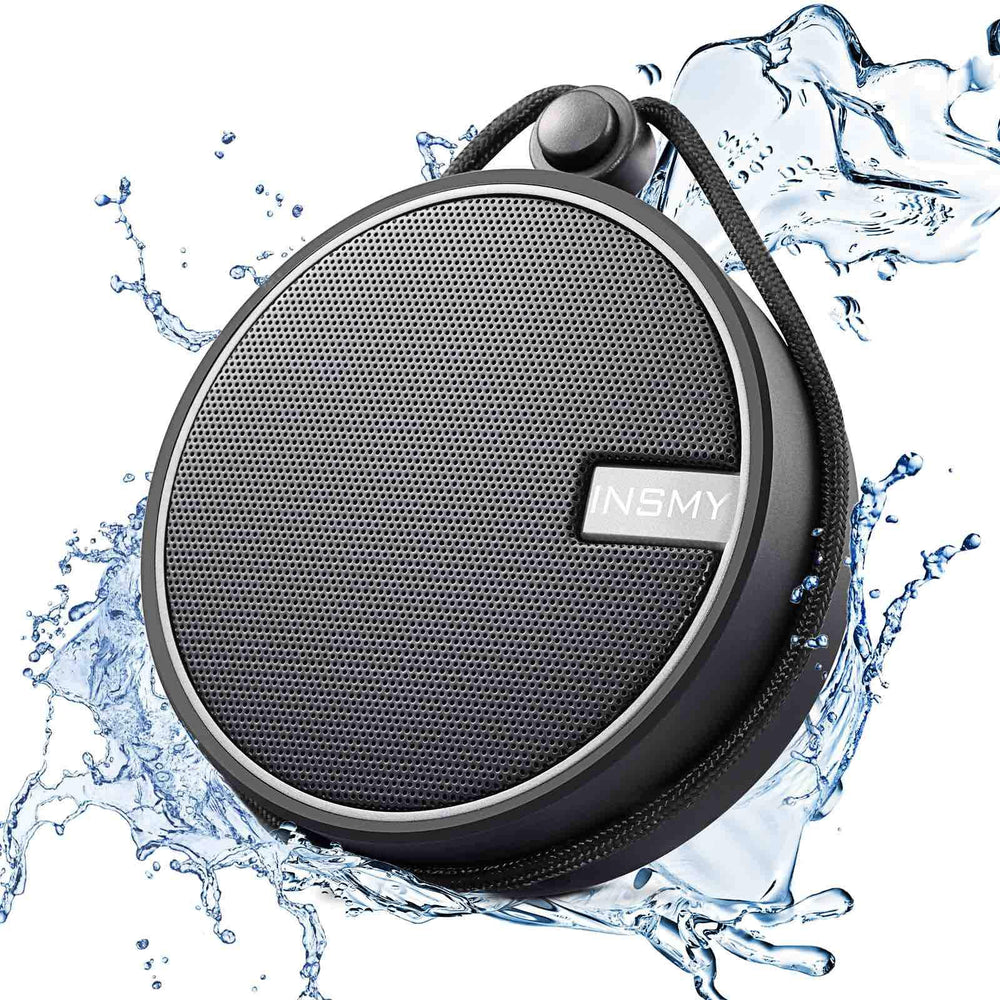 INSMY C12 frontal mostrando la malla y buen sonido portátil