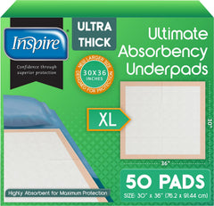 Inspire embalaje frontal mostrando pack de 50 para protección constante