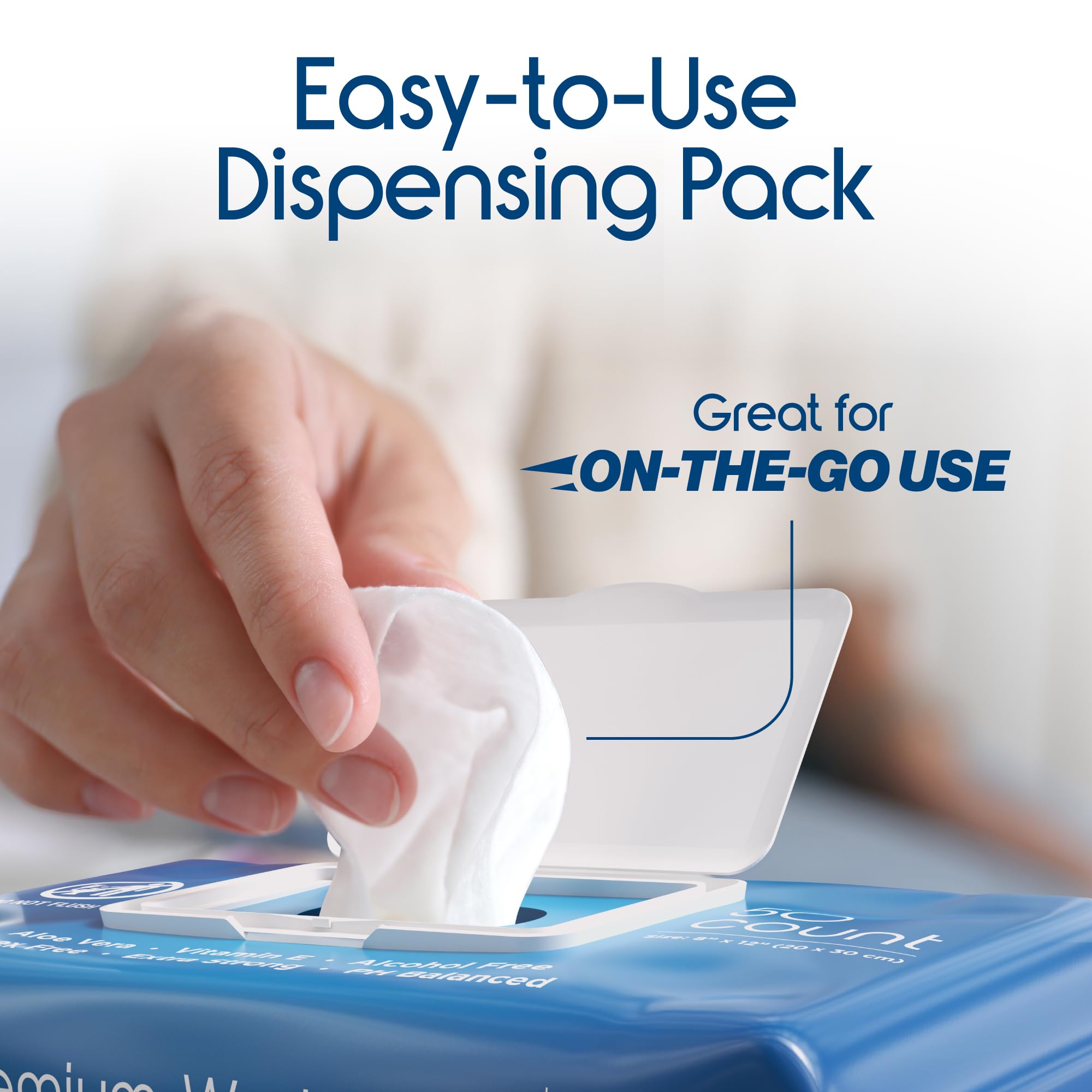 Inspire diez paquetes de 50 toallitas listos para dispensar y reponer