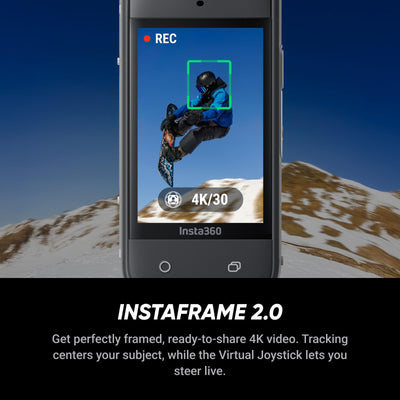 Insta360 X5 on mountain bike demonstrating FlowState stabilization for smooth footage