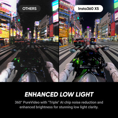 Insta360 X5 replaceable lens detail showing easy swap and scratch resistance benefit