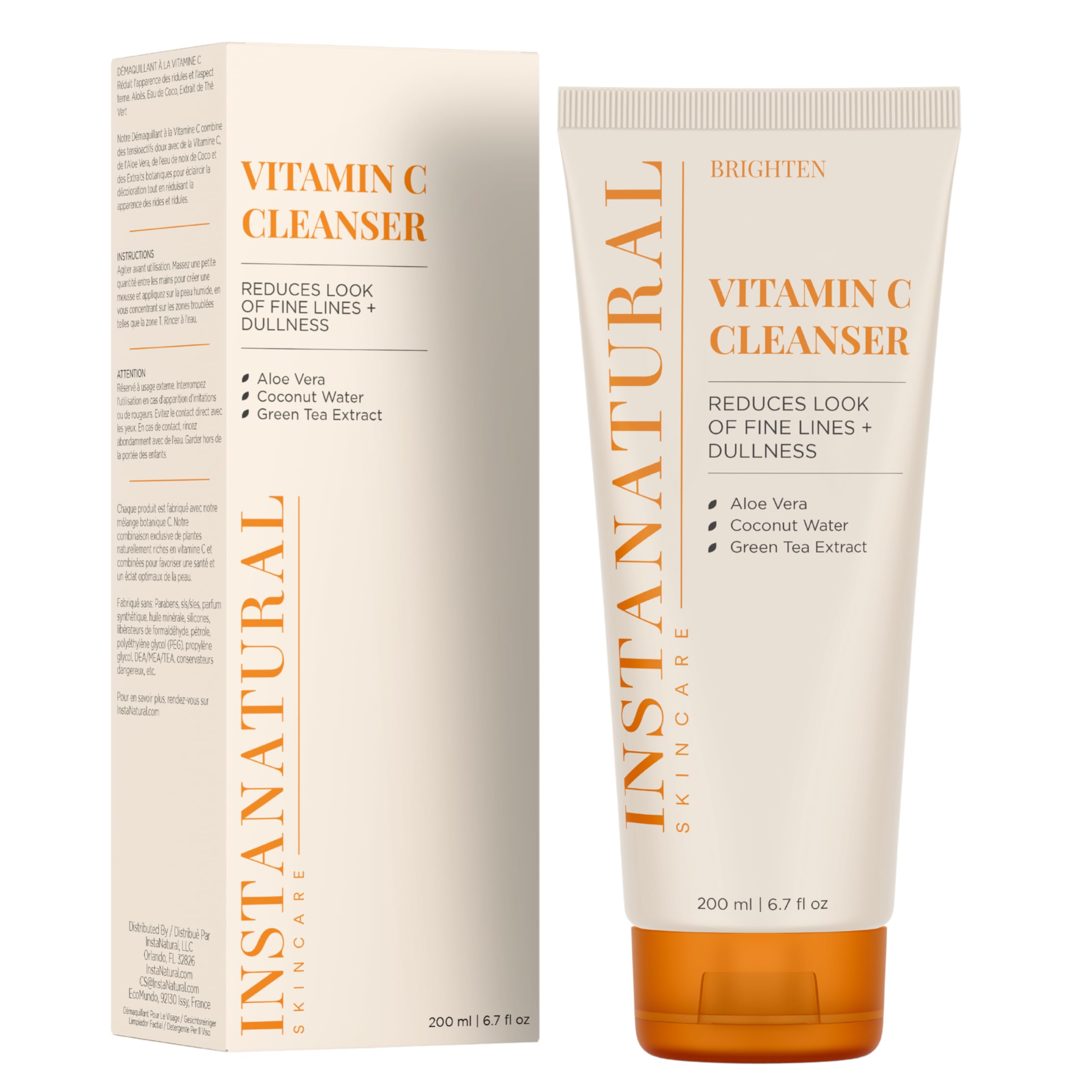 InstaNatural textura en gel en primer plano que muestra suavidad y fácil enjuague