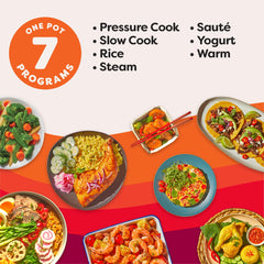 Instant Pot olla interior acero 18/8 con fondo triply para cocción uniforme