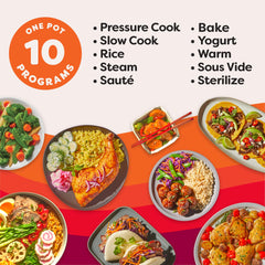 Instant Pot Pro olla interior de acero inoxidable fácil de limpiar