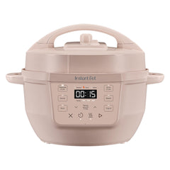 Instant Pot RIO Mini front view showing compact Rosewater finish and controls benefiting small kitchens