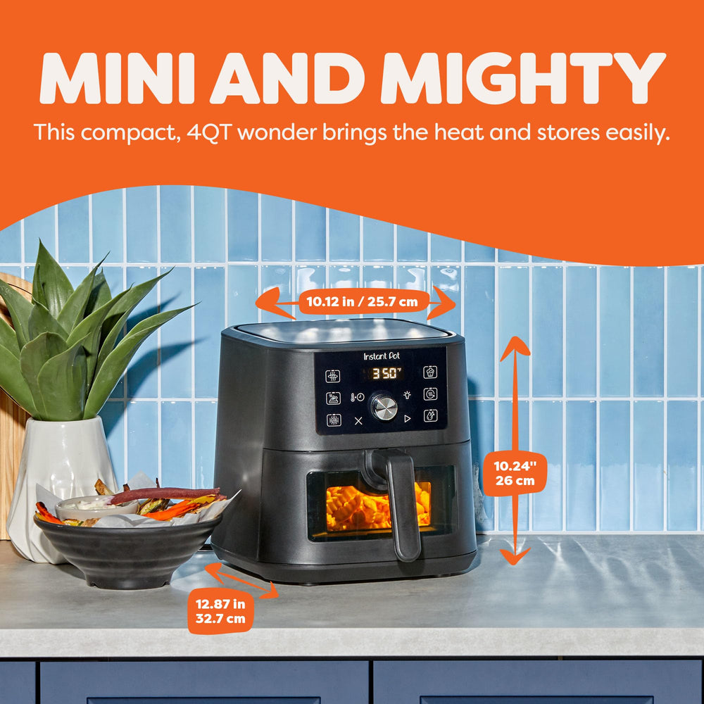 Instant Pot VORTEX ClearCook window with internal light showing food progress benefit no-heat-loss monitoring