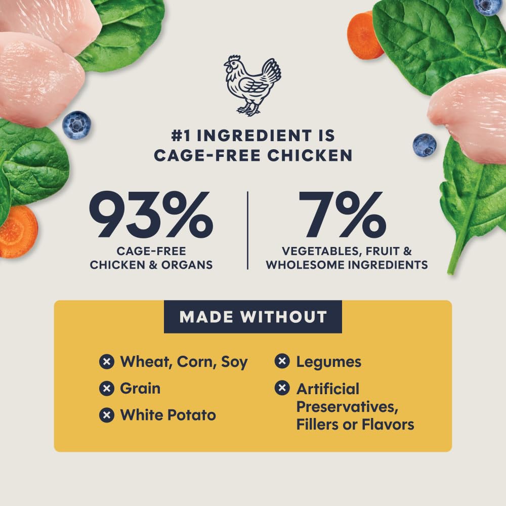 Instinct raw chicken ingredient close-up highlighting high-quality protein source