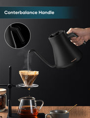intasting gooseneck spout closeup highlighting controlled slow-flow benefit