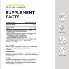 Integrative Therapeutics botella con etiqueta legible, detalle de ingredientes