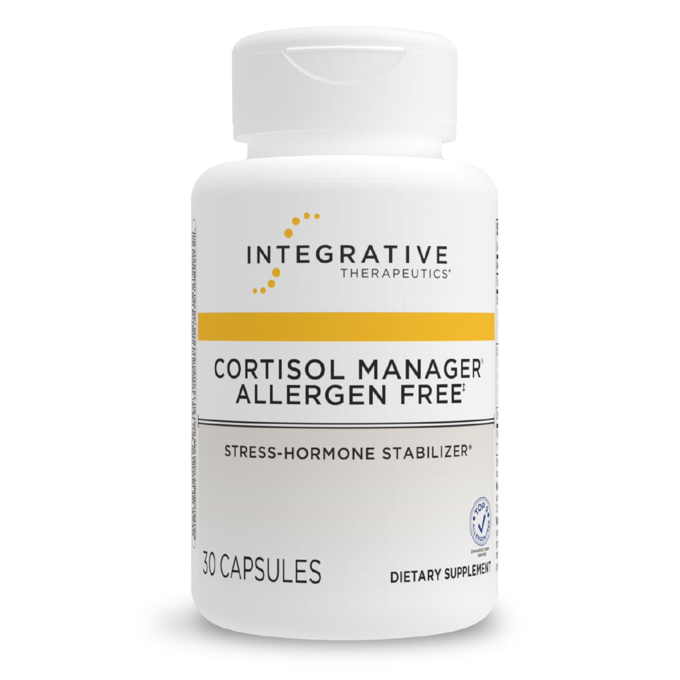 Integrative Therapeutics empaque frontal mostrando producto y beneficios clave