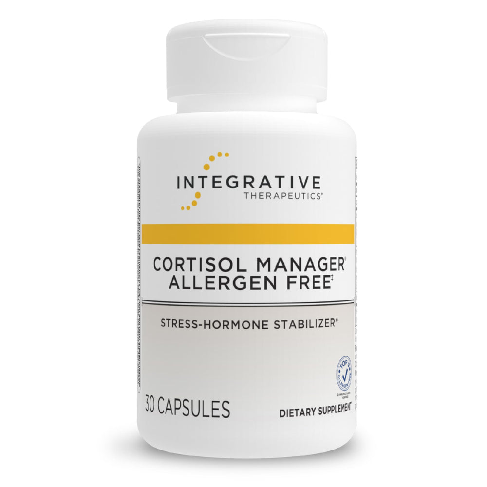 Integrative Therapeutics empaque frontal mostrando producto y beneficios clave