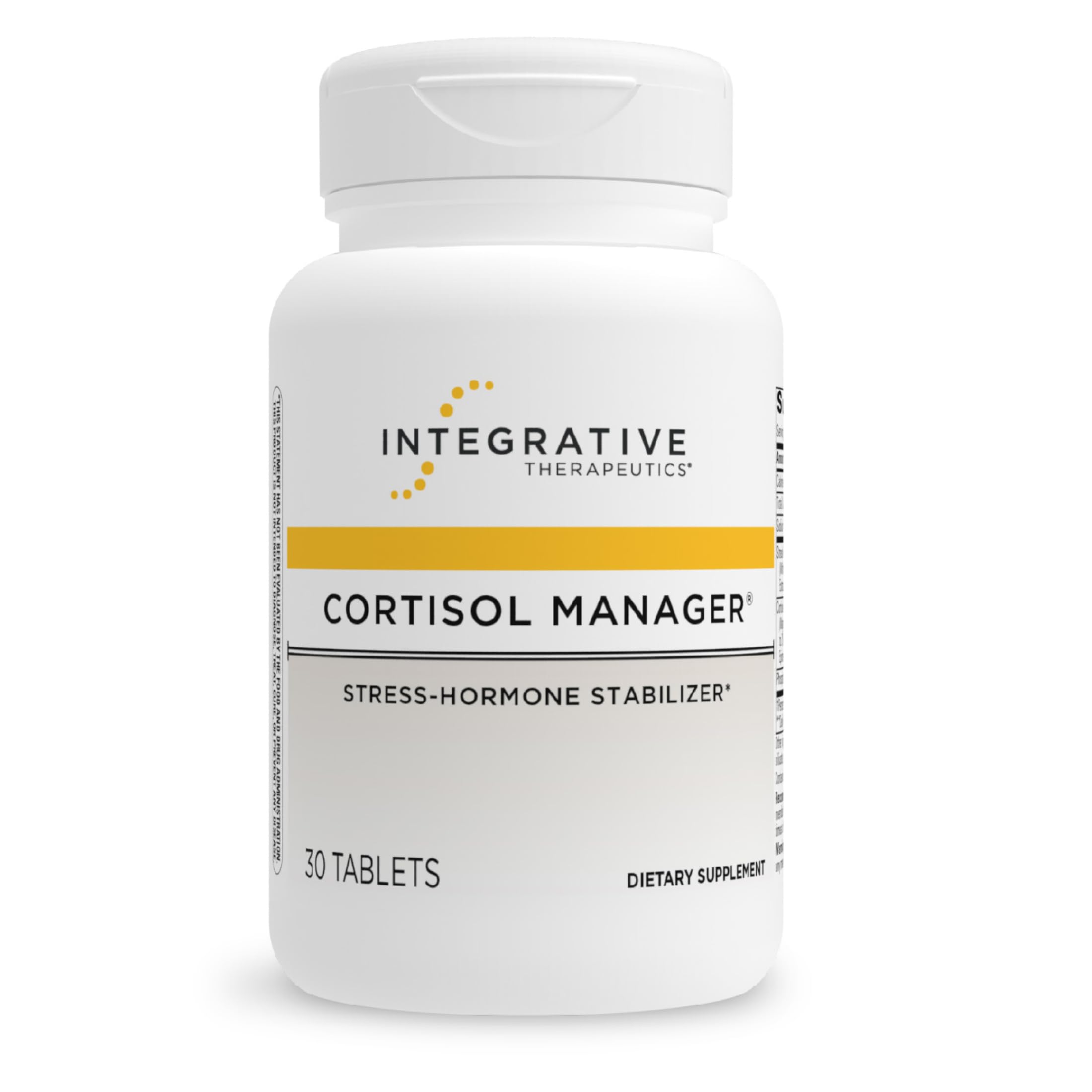 Integrative Therapeutics envase frontal mostrando fórmula para equilibrio y relajación