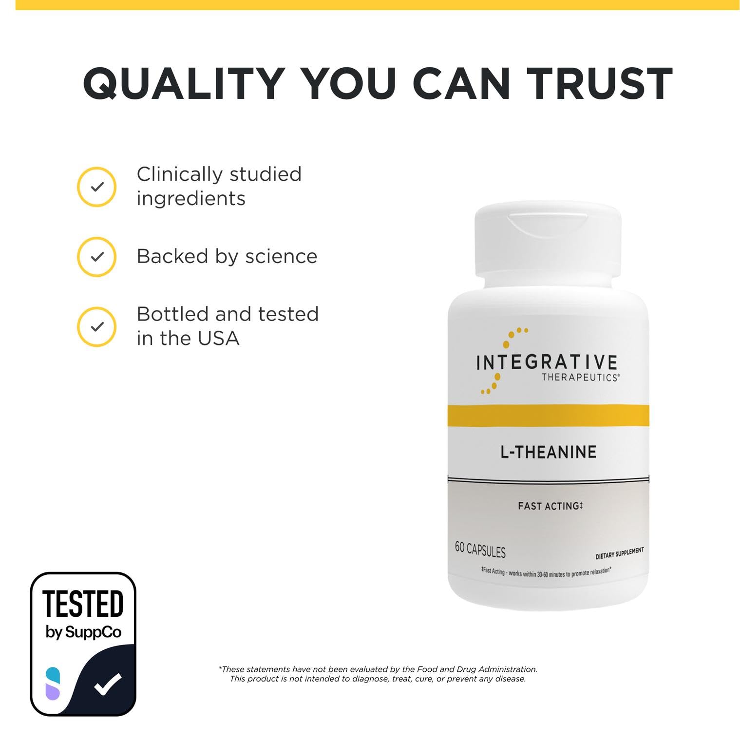 Integrative Therapeutics sello de prueba por terceros que destaca control de calidad