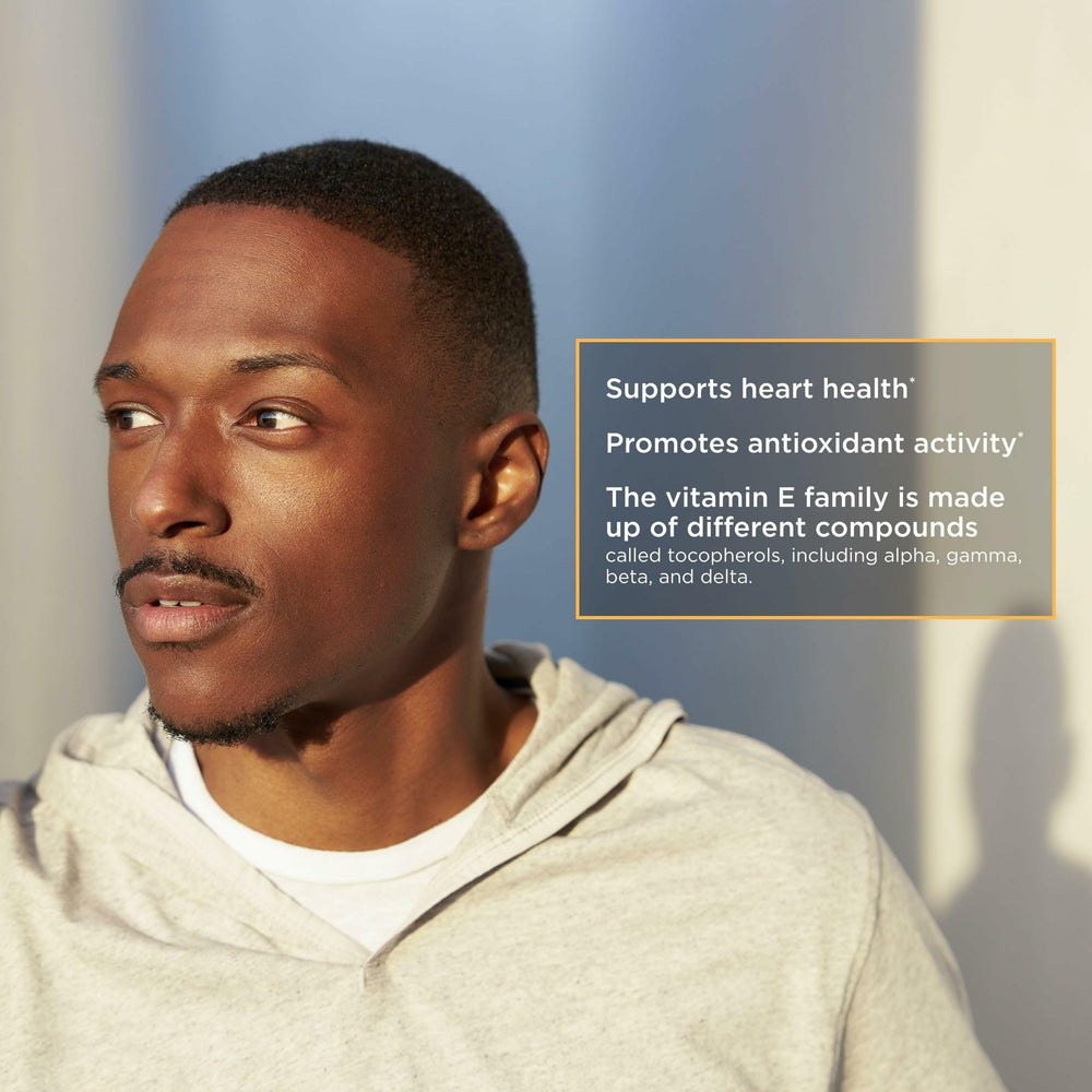 Bottle cap and safety seal on Integrative Therapeutics Vitamin E ensuring product integrity