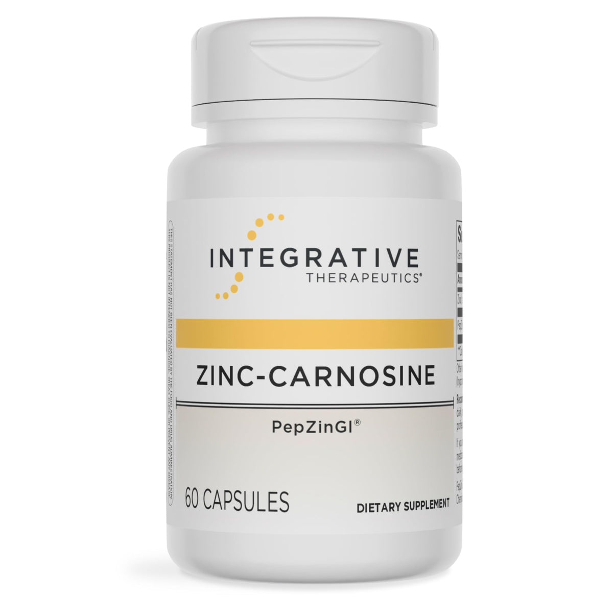 Integrative Therapeutics bote frontal mostrando diseño y beneficio digestivo