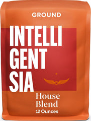 Intelligentsia paquete frontal mostrando la marca y beneficio de sabor claro