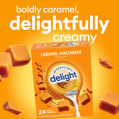 International Delight detalle de la textura cremosa del producto listo para mezclar