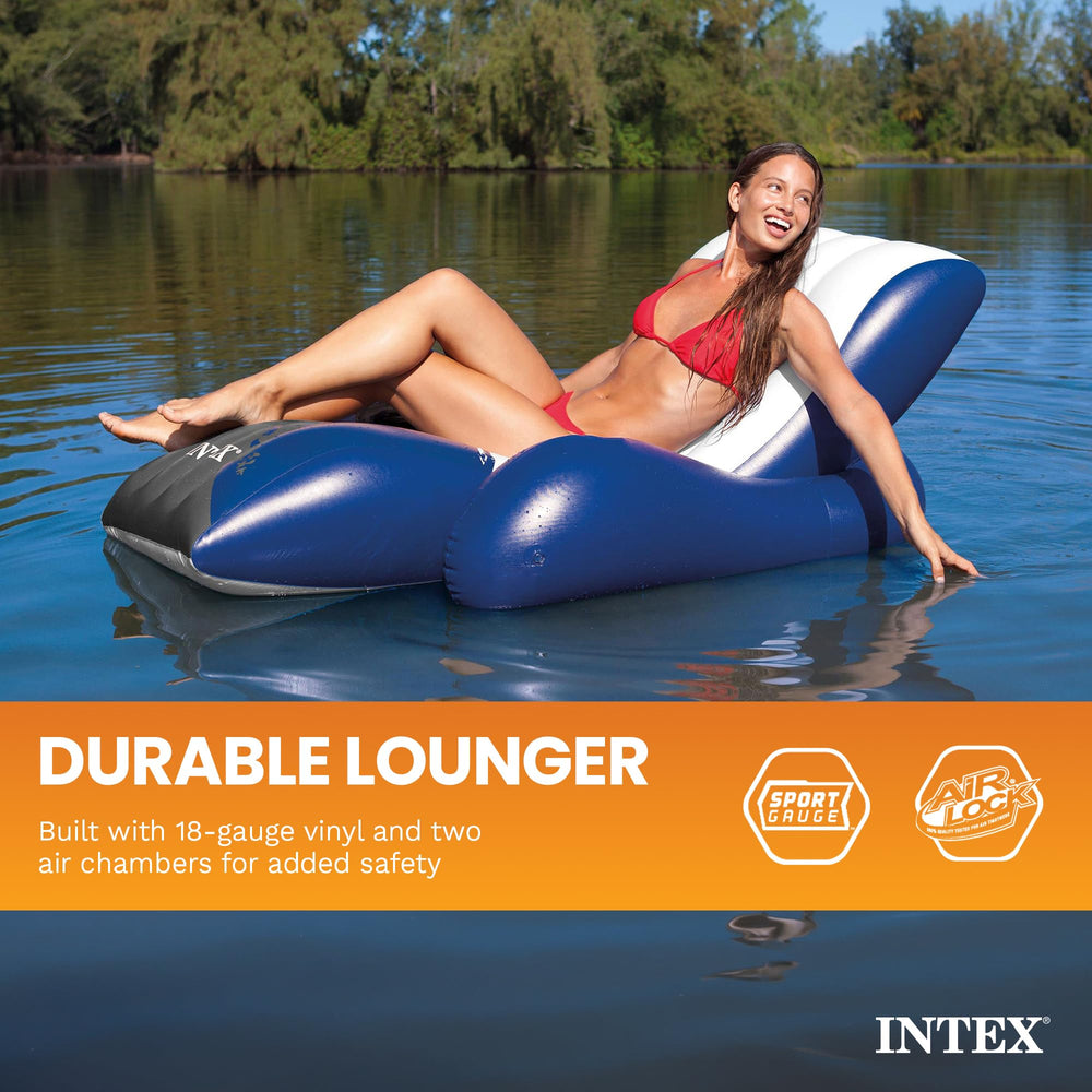 Intex asas reforzadas facilitando transporte y seguridad