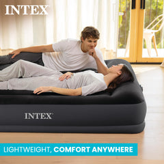 Intex bomba eléctrica integrada visible, inflado rápido y sin accesorios