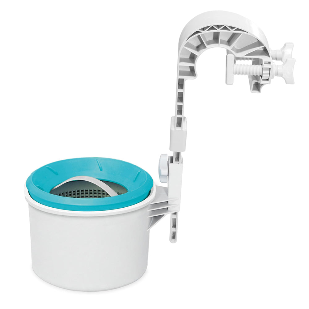 Intex skimmer front view showing intake and clean appearance benefit