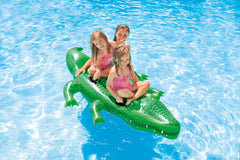 Intex Giant Gator niños montando la figura en piscina, mayor estabilidad y juego