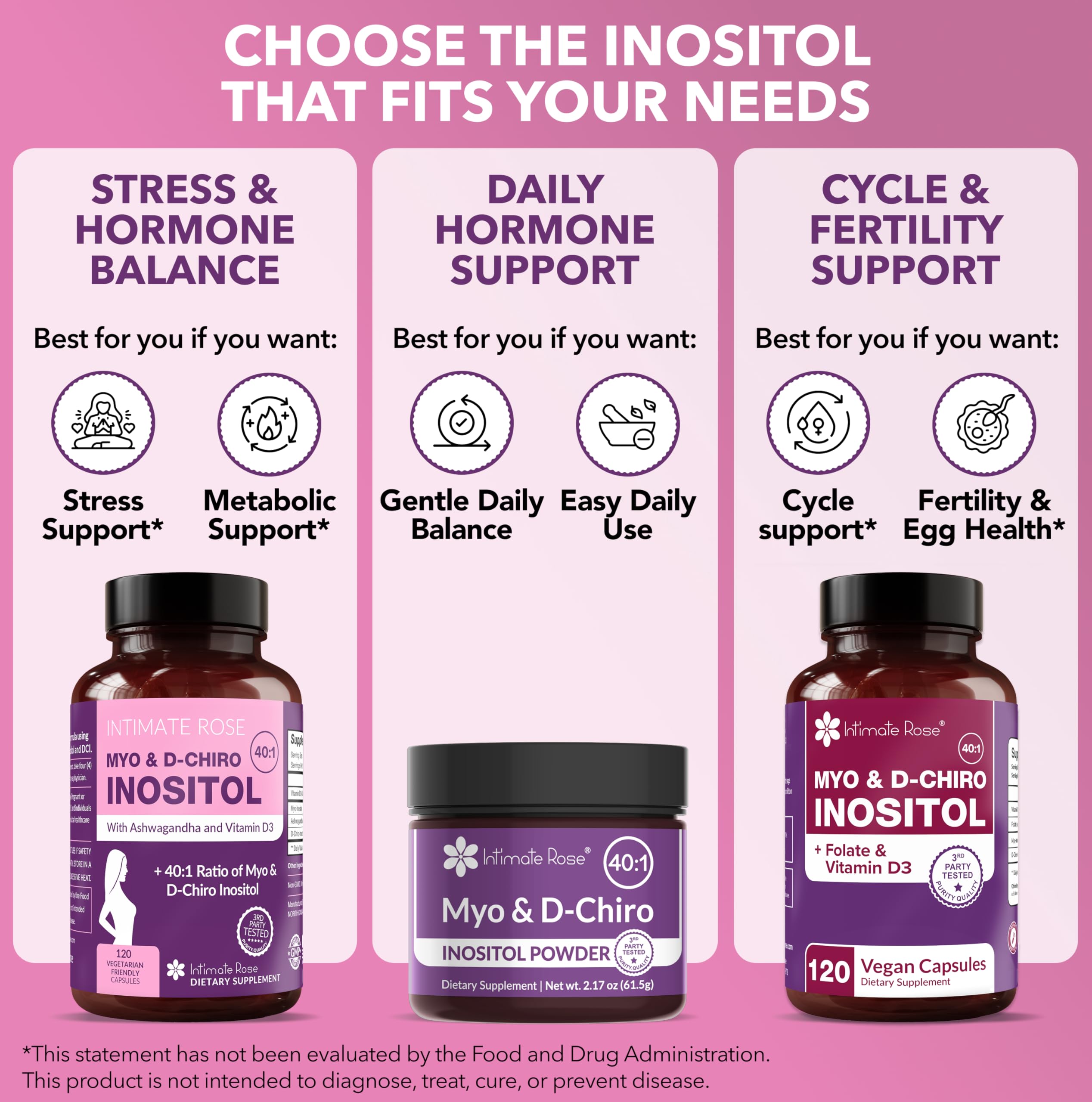 Intimate Rose iconos que indican fórmula vegana y sin gluten