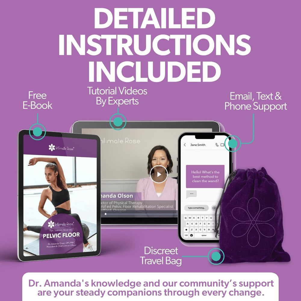 Intimate Rose screenshot of tutorial video access and supportive community resources