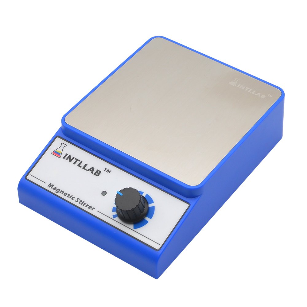 INTLLAB close-up of 316 stainless steel top plate showing corrosion-resistant finish and easy cleaning