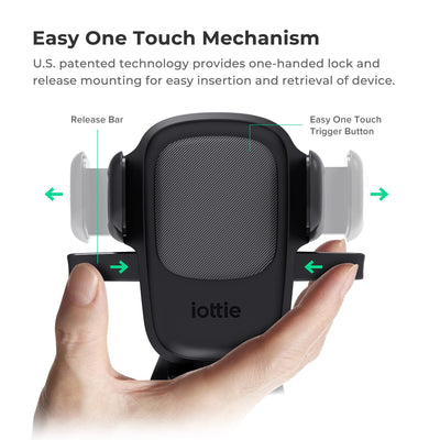 iOttie detalle del brazo telescópico extendido para ajuste de distancia