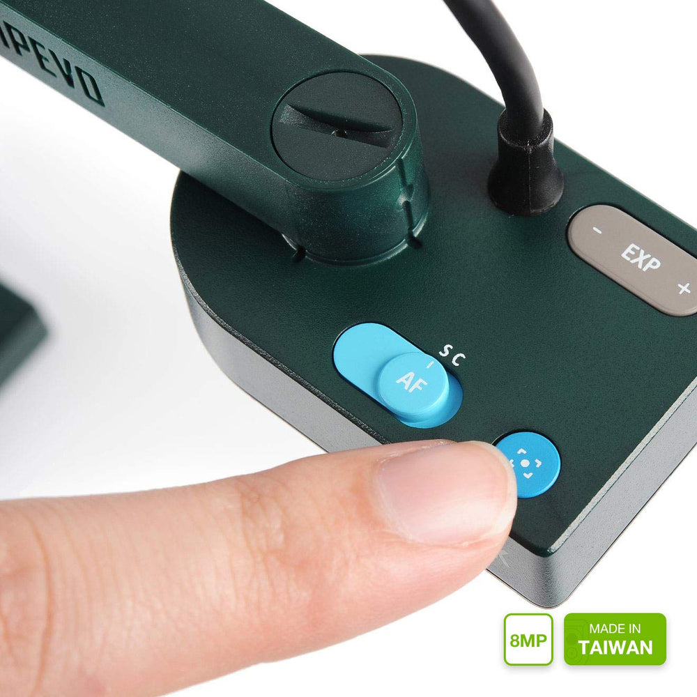 IPEVO V4K product label and specs plate, quick-reference compatibility benefit