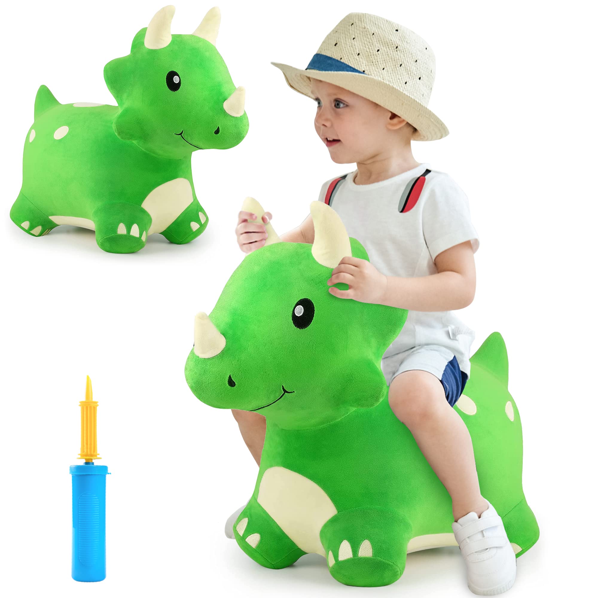 iPlay triceratops frontal mostrando diseño y estabilidad