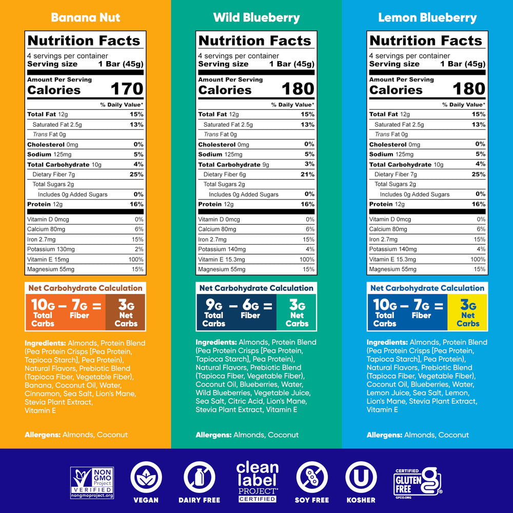 IQBAR package label closeup with Clean Label Project certified assurance