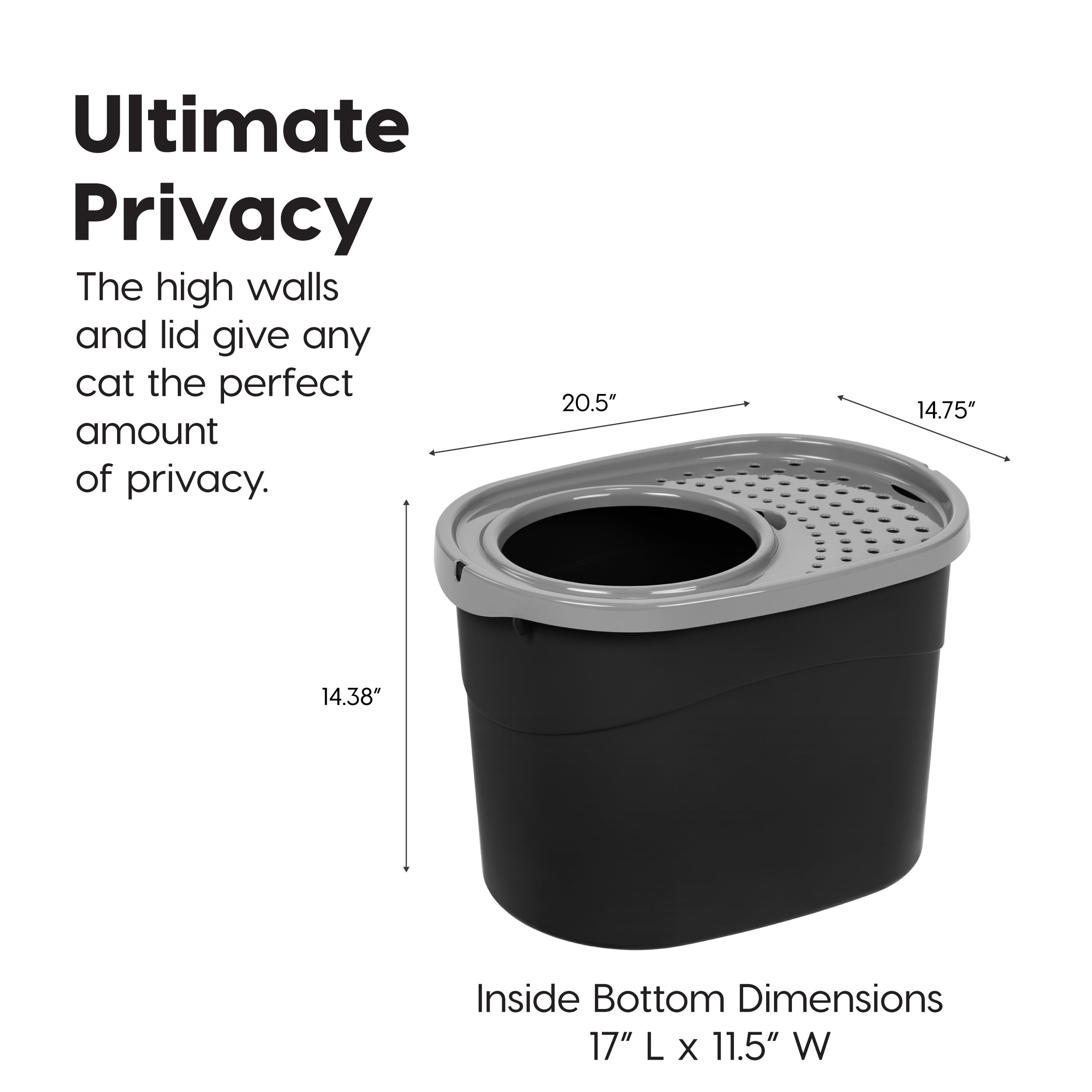 IRIS USA box placed in a bathroom scene showing discreet look and odor control benefit
