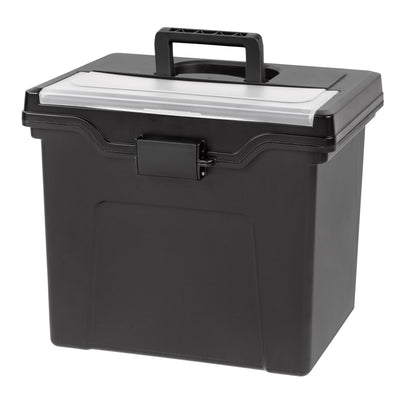 IRIS USA caja frontal con tapa cerrada mostrando diseño resistente