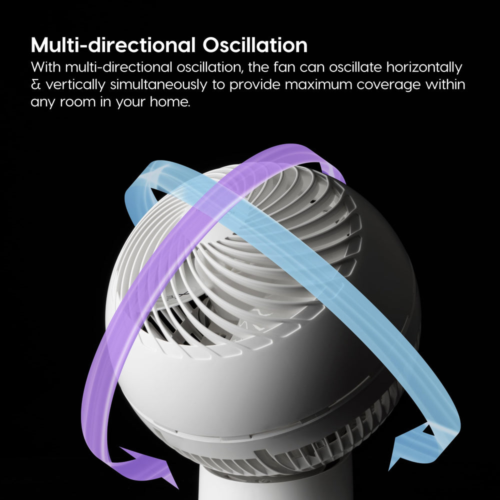 IRIS USA WOOZOO placed in bedroom demonstrating quiet sleep-friendly airflow benefit